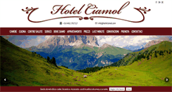 Desktop Screenshot of hotelciamol.com