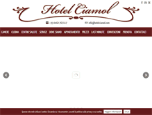 Tablet Screenshot of hotelciamol.com